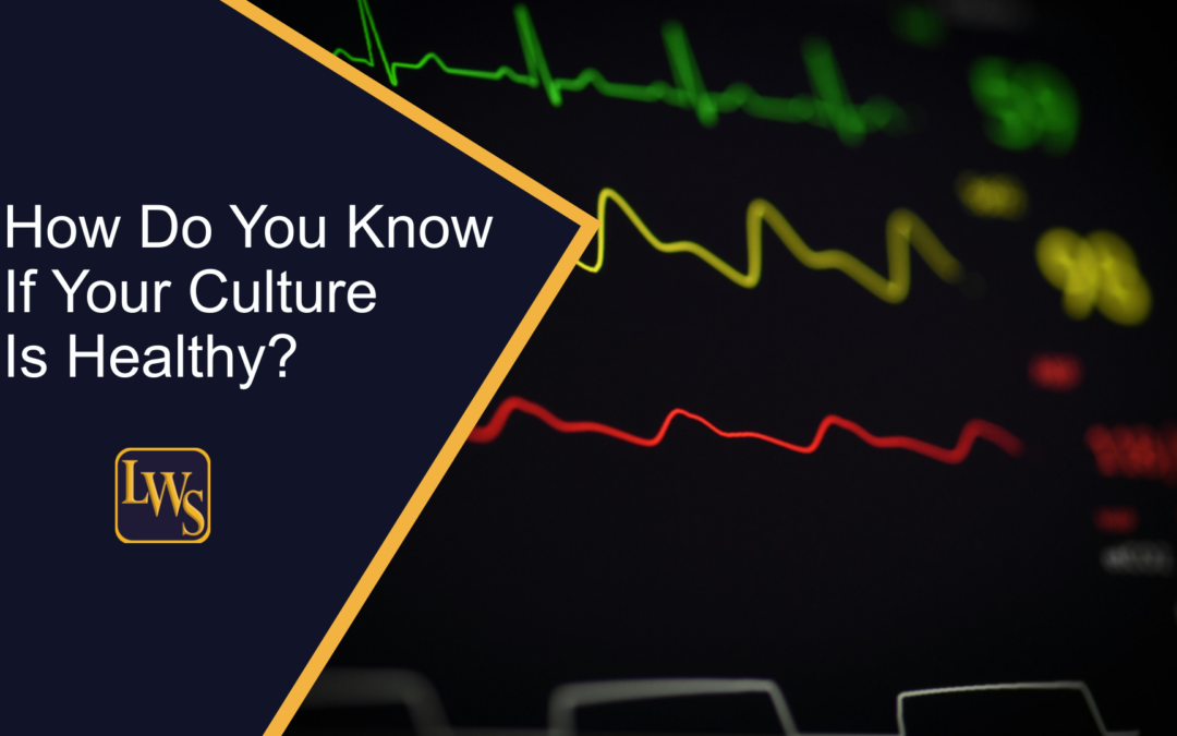 How Do You Know If Your Culture Is Healthy?
