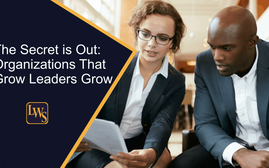 Organizations with leadership development programs for their people can't help but grow.