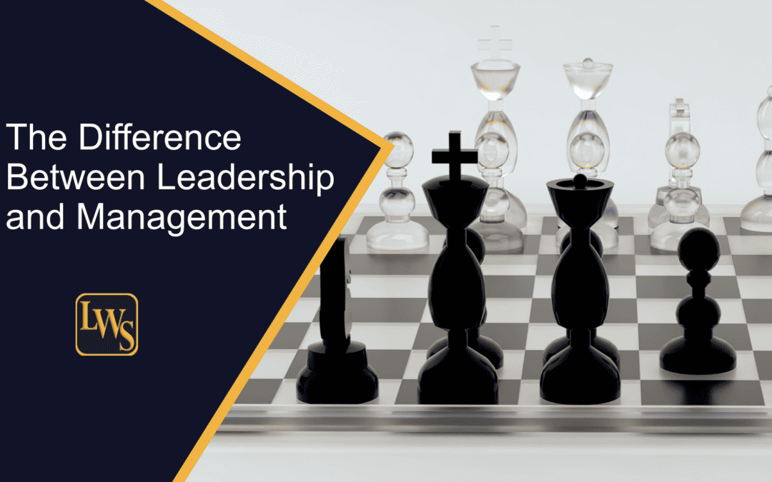 difference between leadership and management